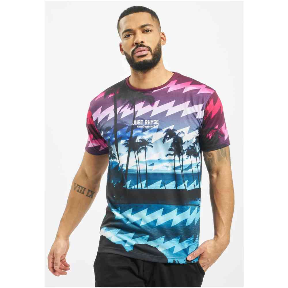 Just Rhyse - Palm Coast Tshirt Homme - Multicolore